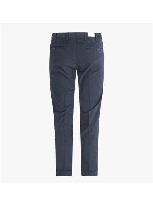 Blue cotton trousers with welt pocket BRIGLIA | BG04S 424170.00011